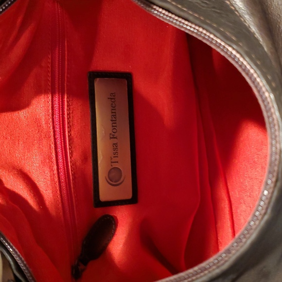 Like NEW Tissa Fontaneda Textured Shoulder Bag - Picture 10 of 12